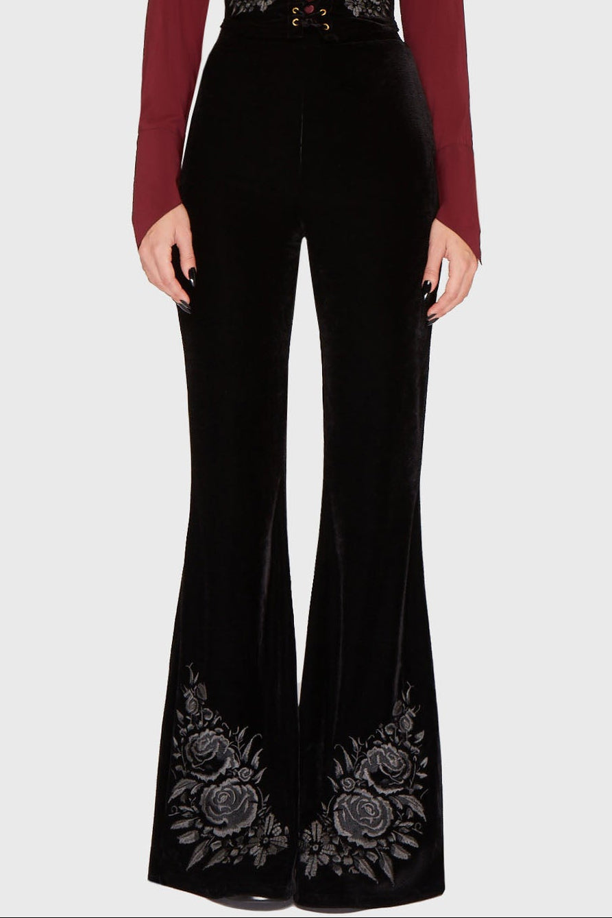 A Devil's Rose Flares Black