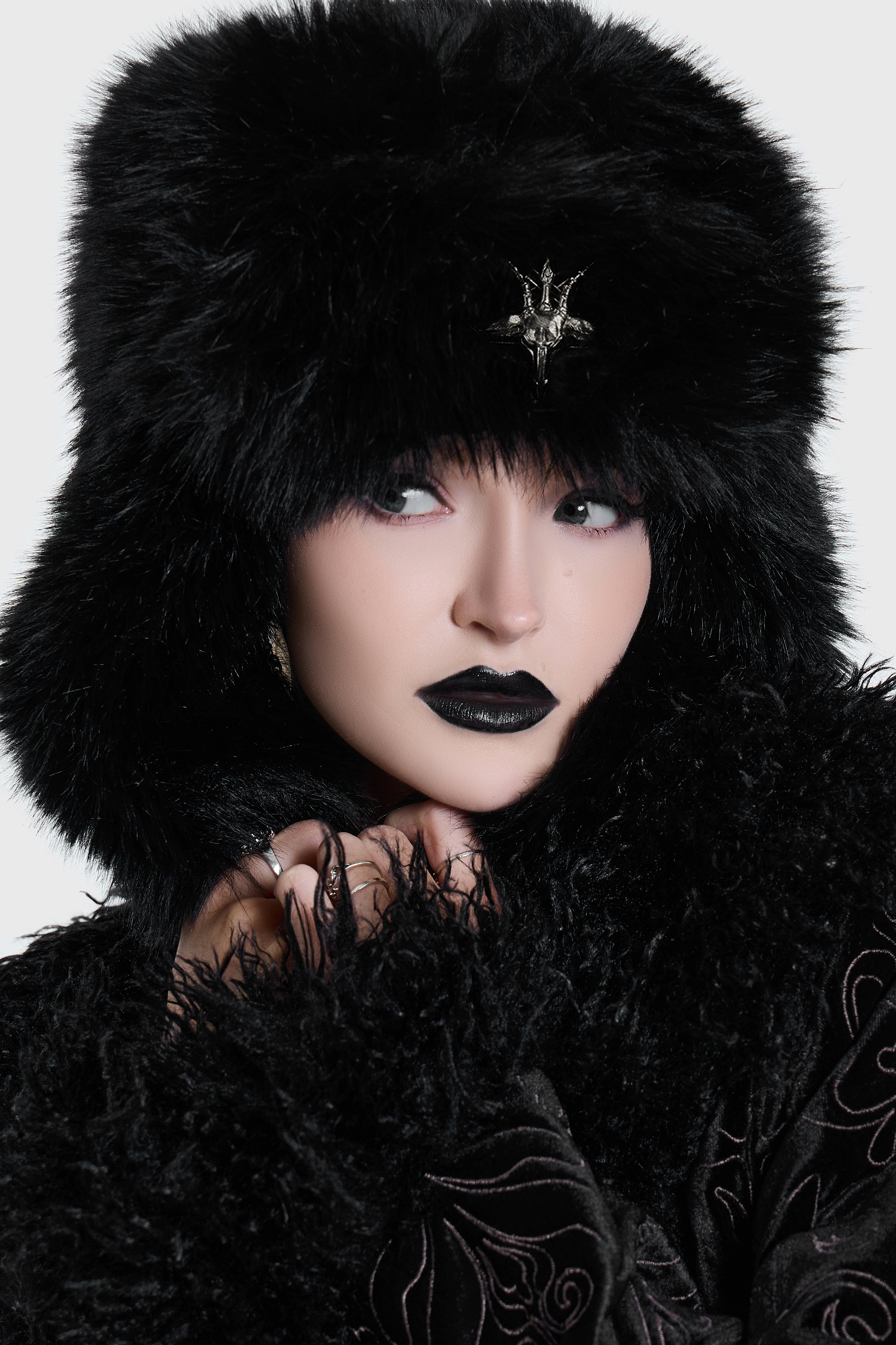 BAPHOMET TRAPPER HAT