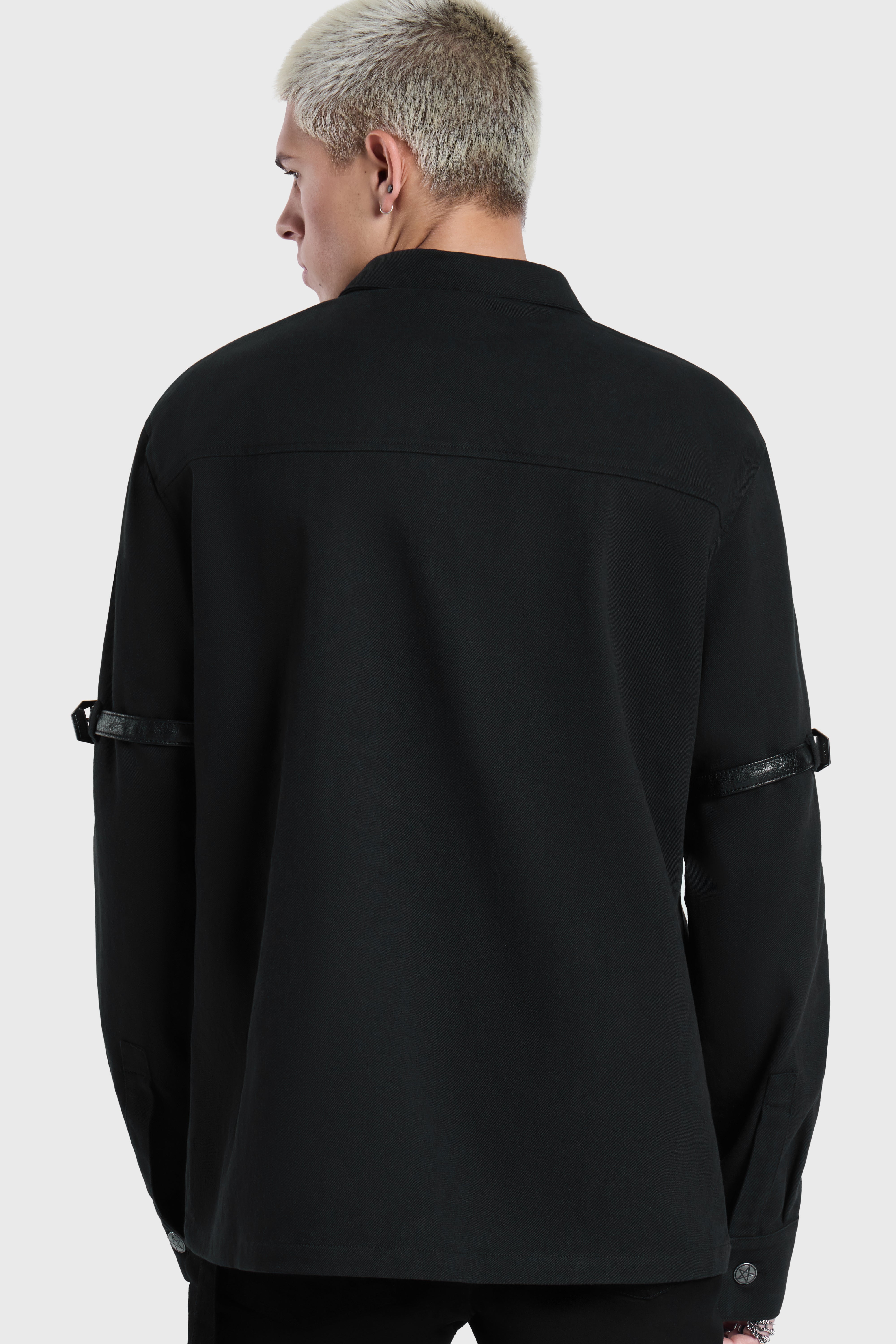 Bondage Wings Button Up Shacket