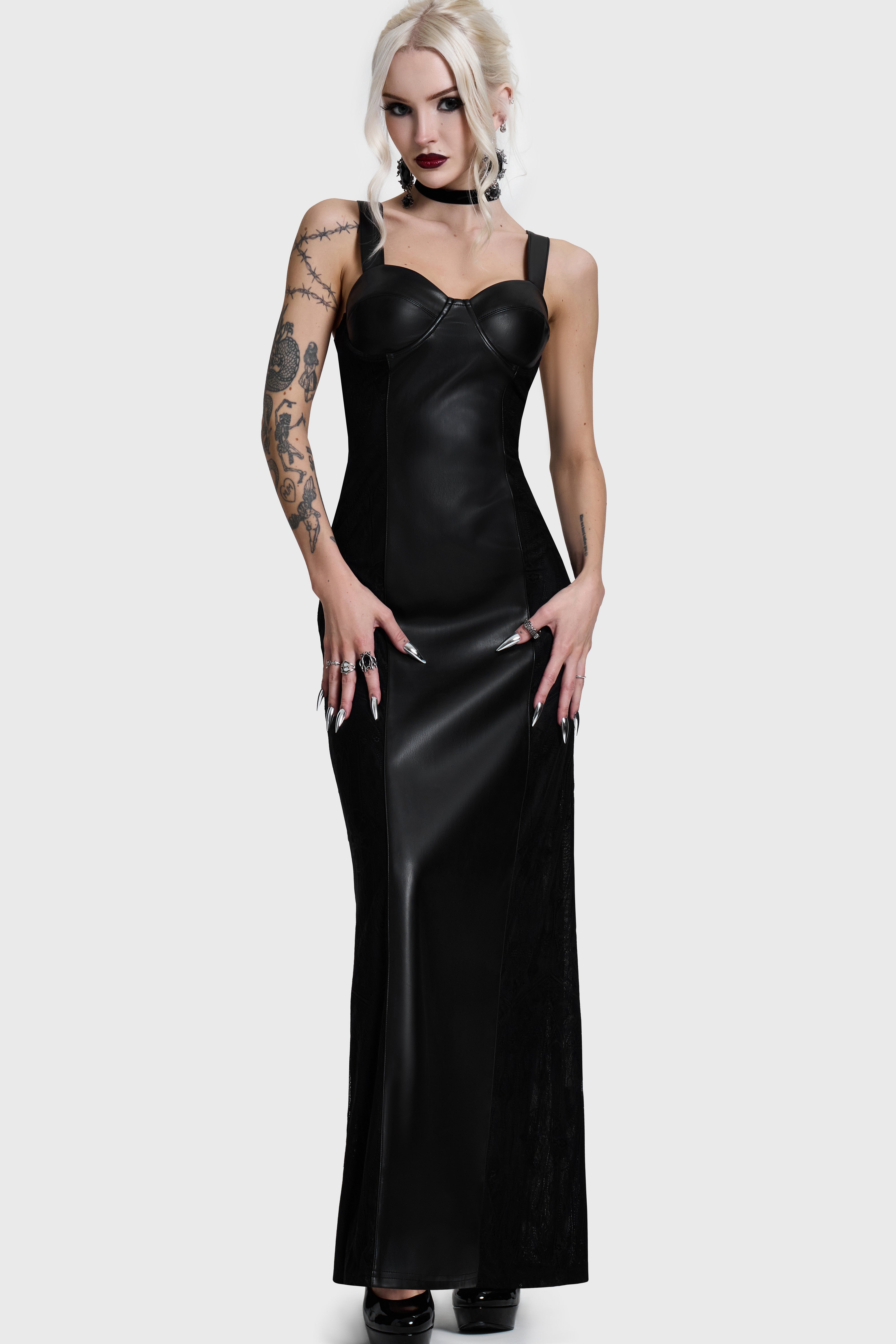 Crucifix Maxi Dress