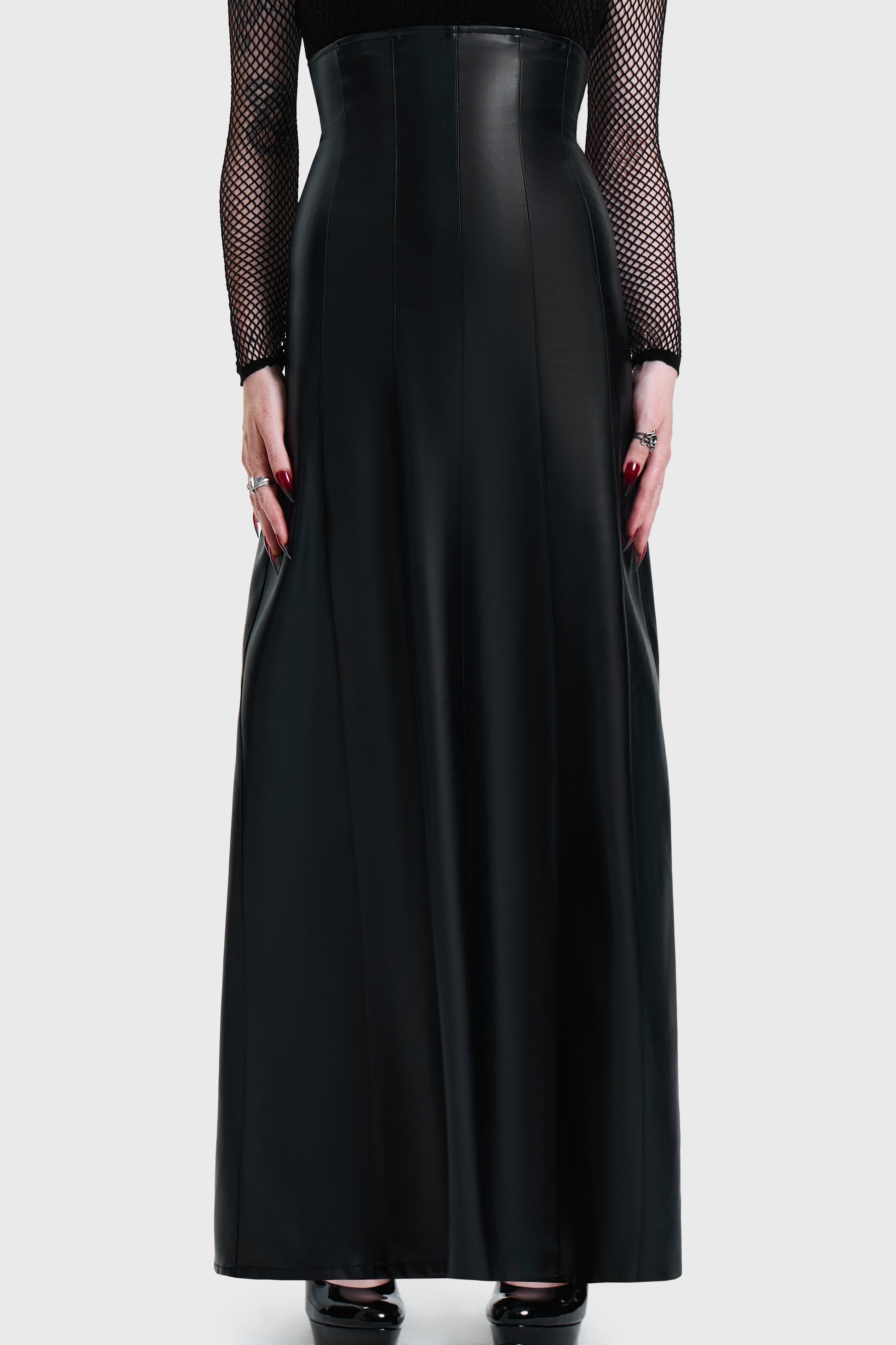 CRUCIFIX MAXI SKIRT