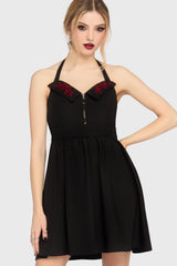 Devil's Darling Halter Neck Mini Dress