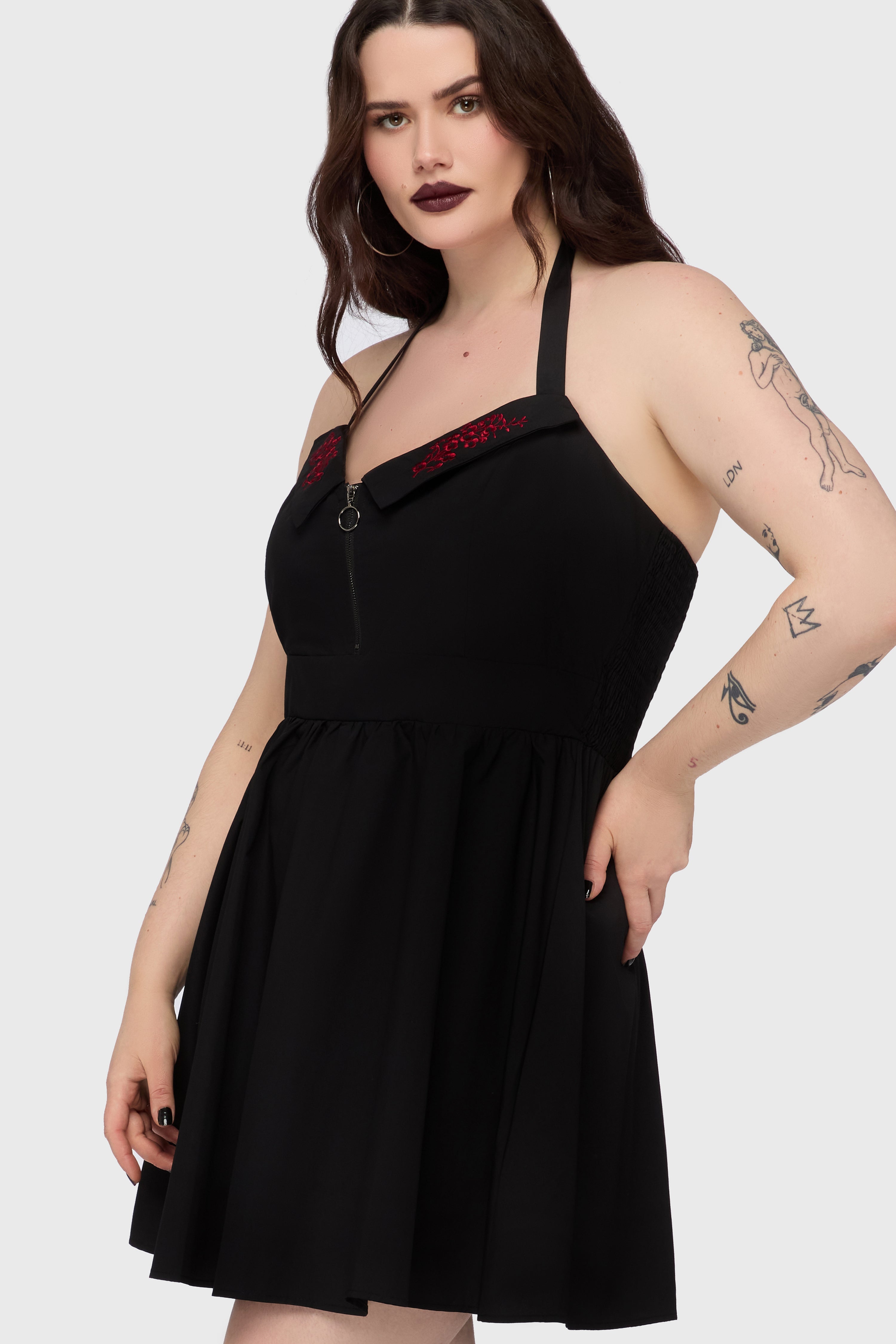 Devil's Darling Halter Neck Mini Dress