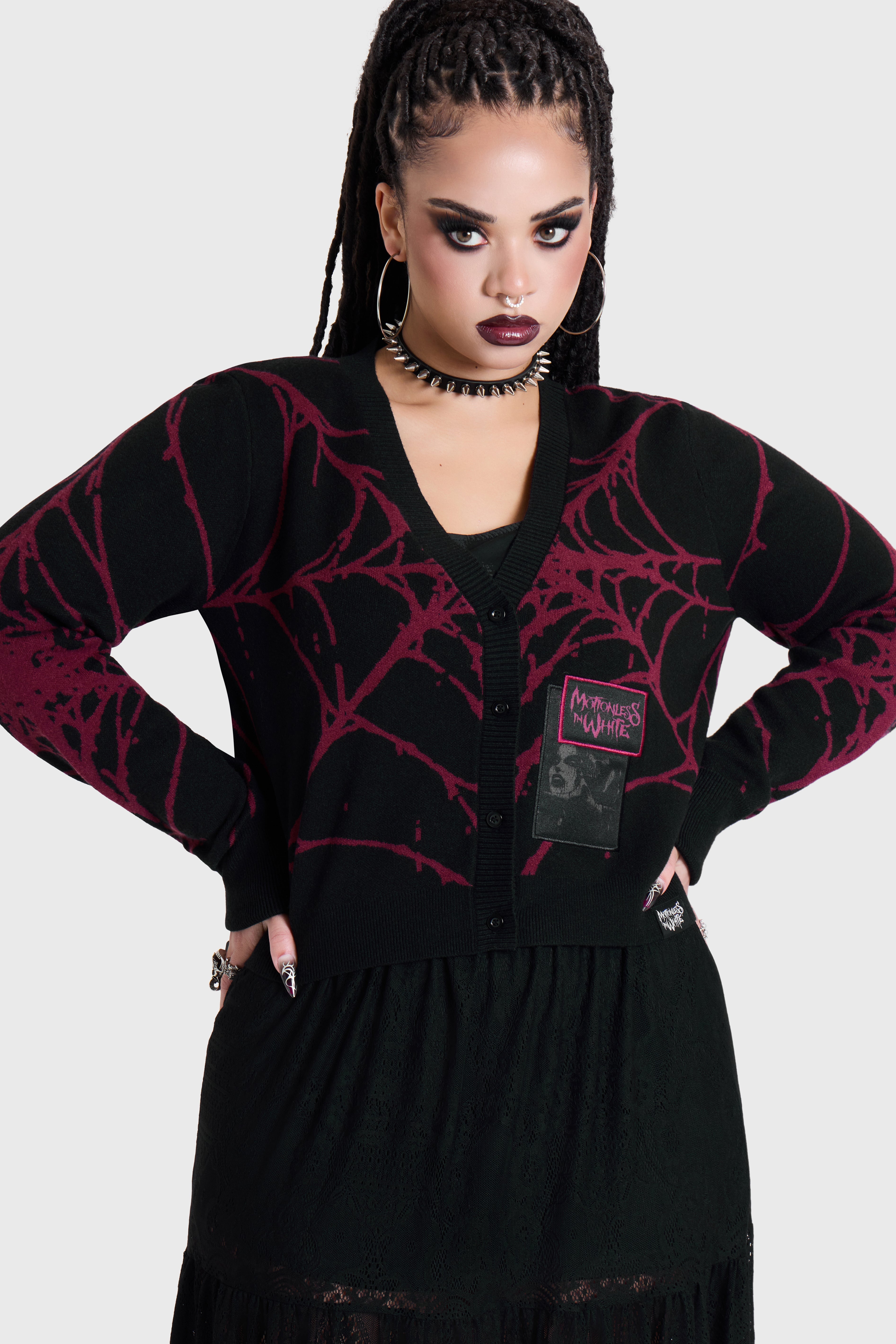 DON'T FIX ME SHRUNK KNIT CARDI