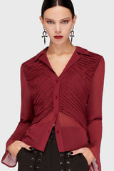 Evermore Eclipse Shirt Burgundy