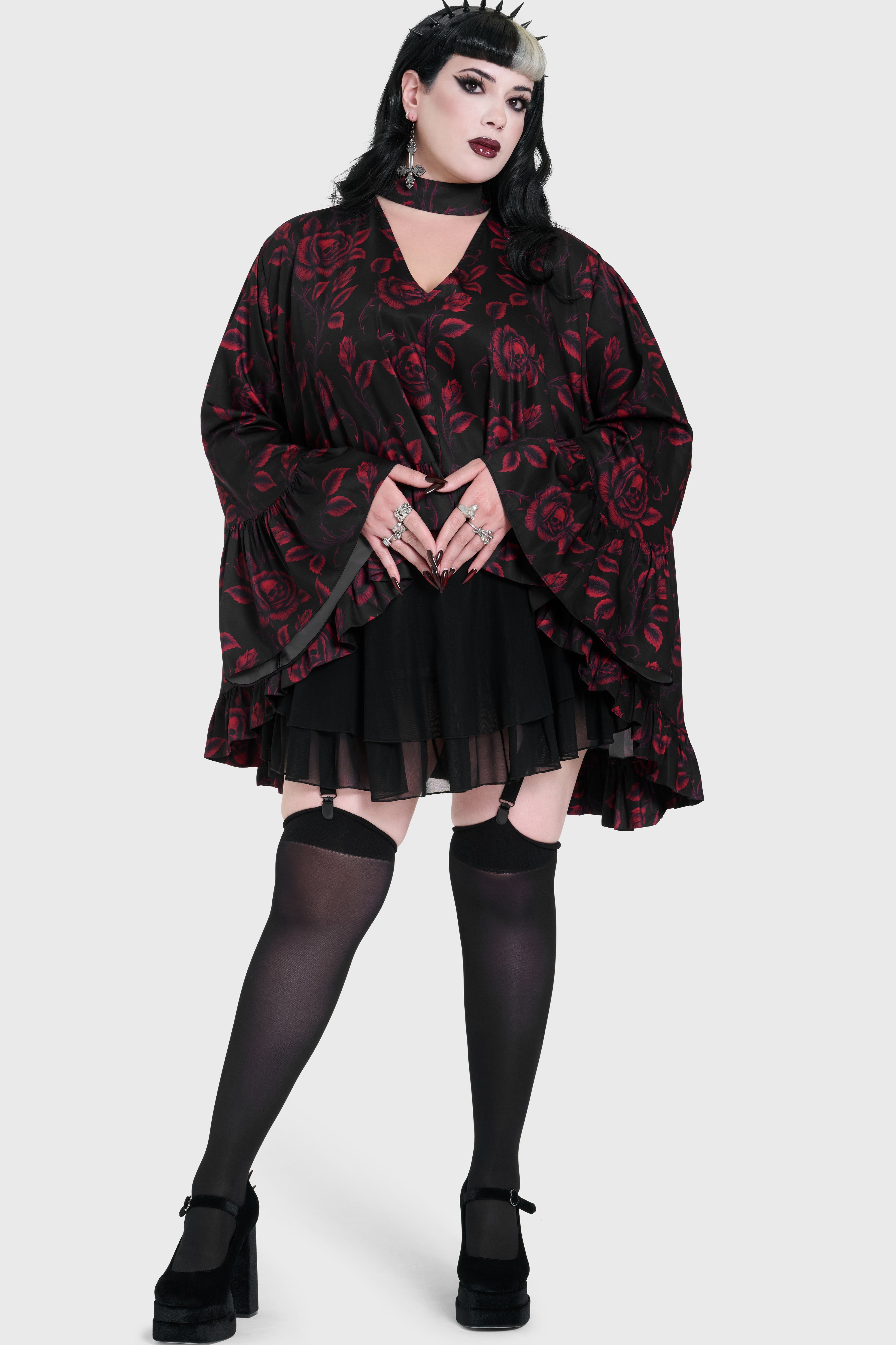 Funeral Rose Blouse