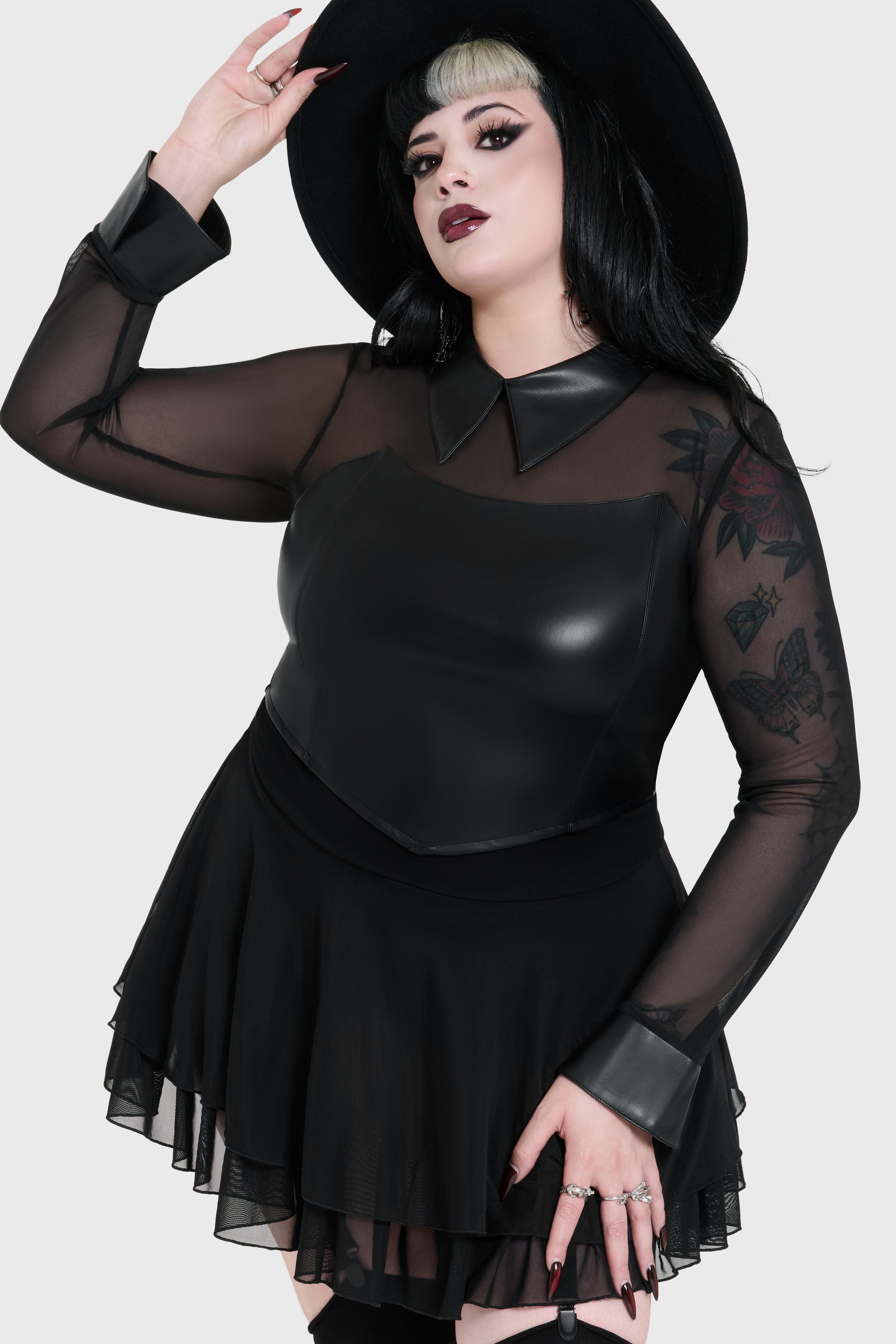 Nova Collared Corset Top