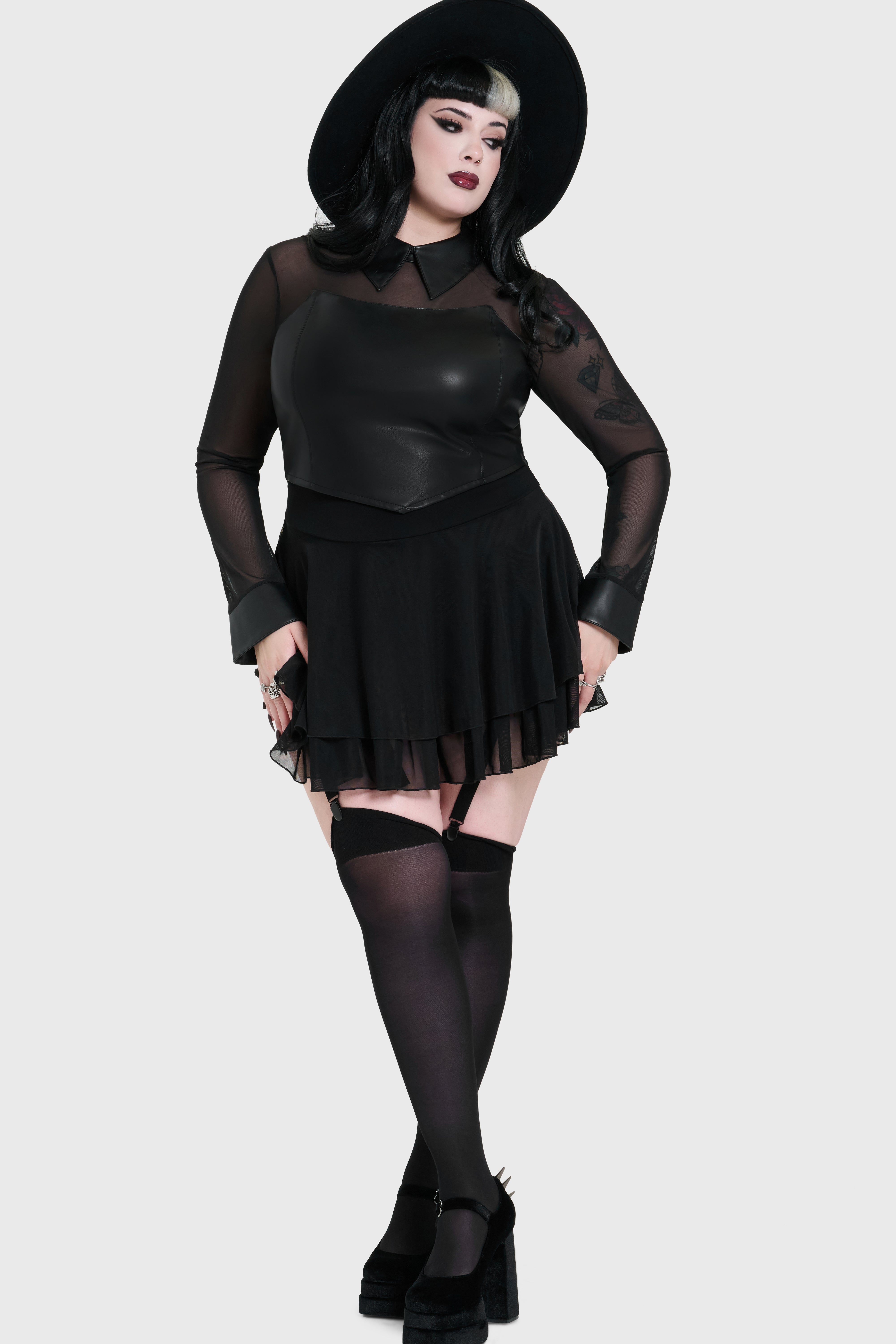 Nova Collared Corset Top