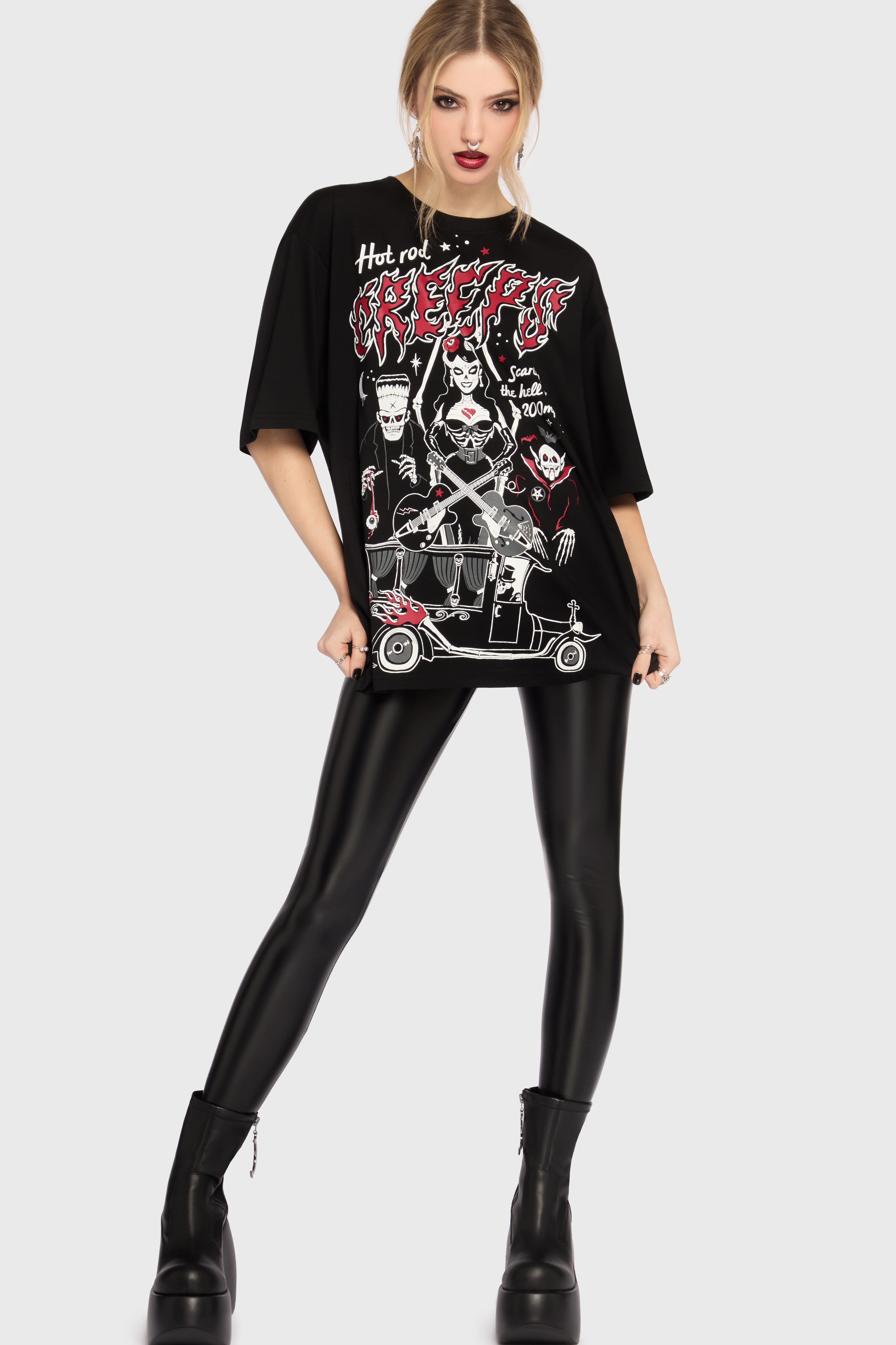 Scaring Hell Boxy T Shirt