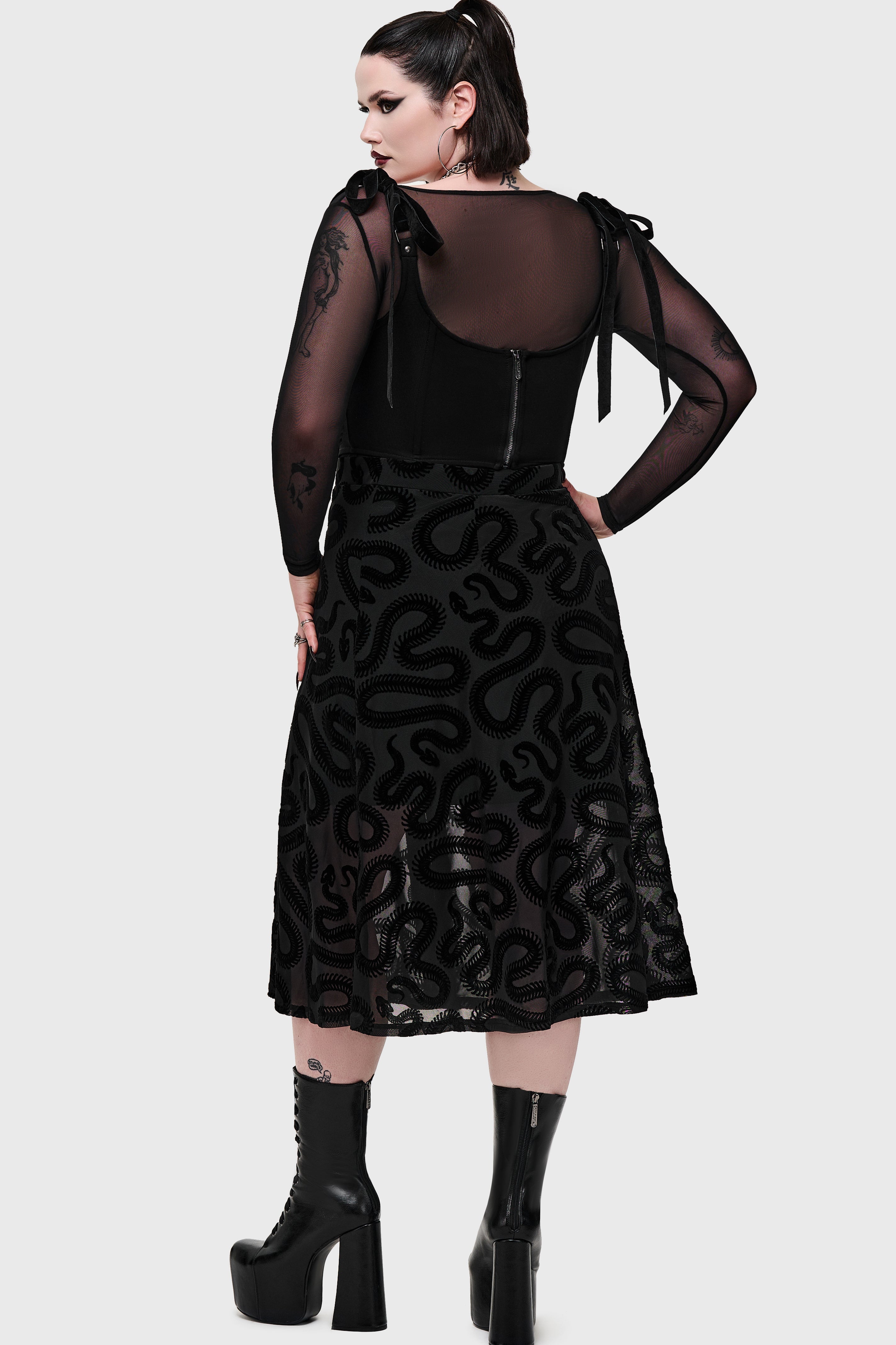 Serpentes Midi Skirt