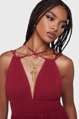 Shadow Dance Dress Red