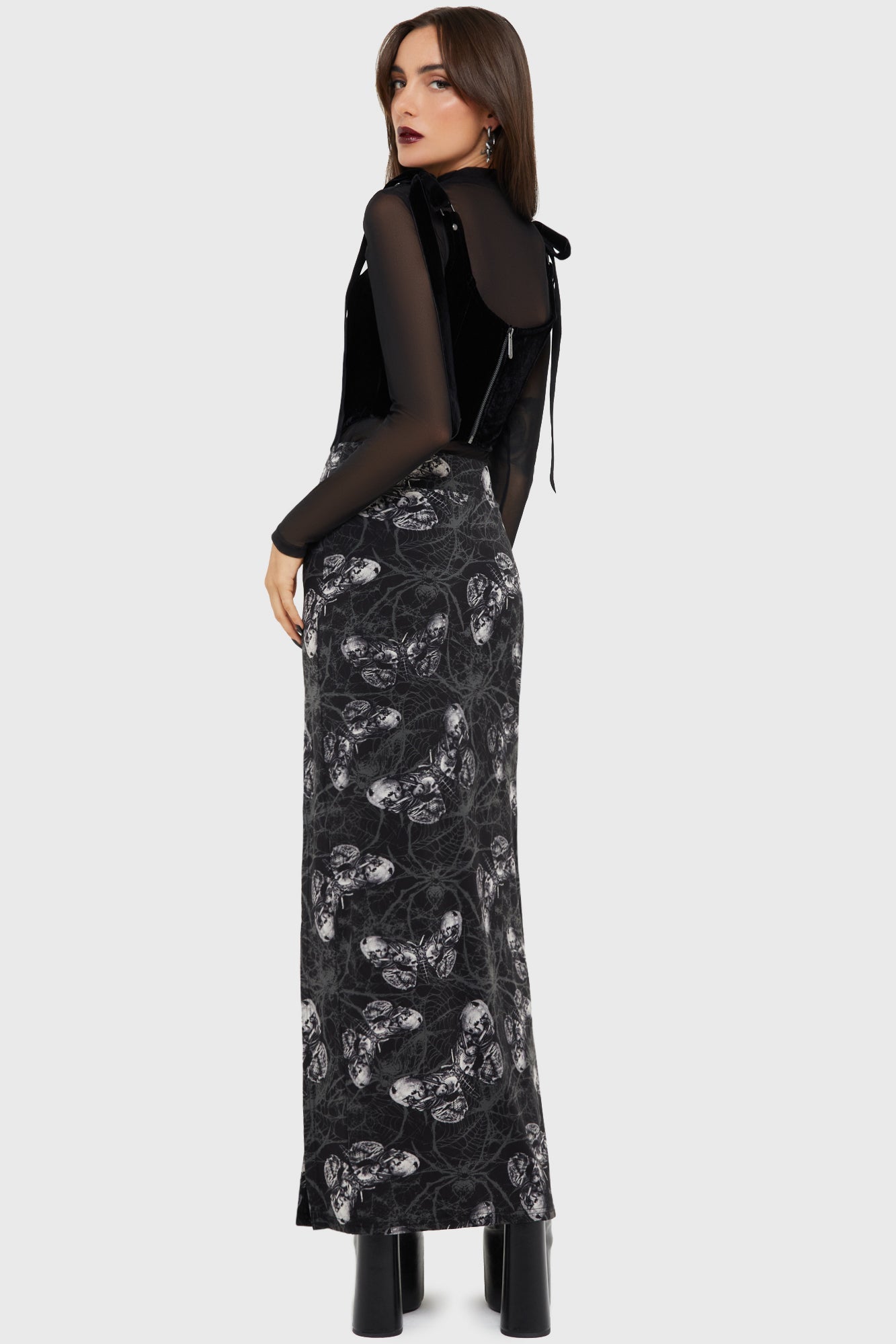 Spidrasica's Web Maxi Skirt
