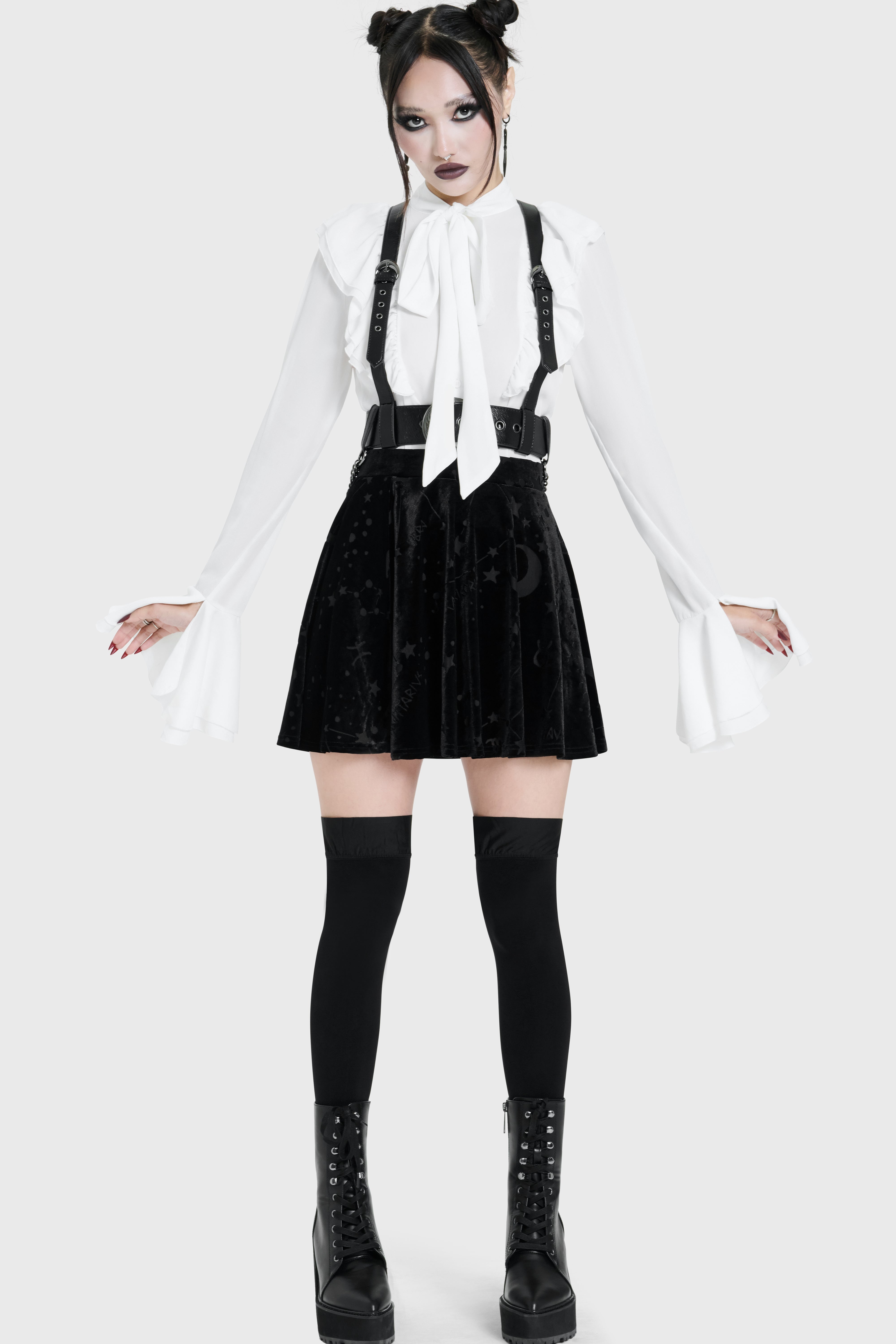 Starmap Mini Skirt