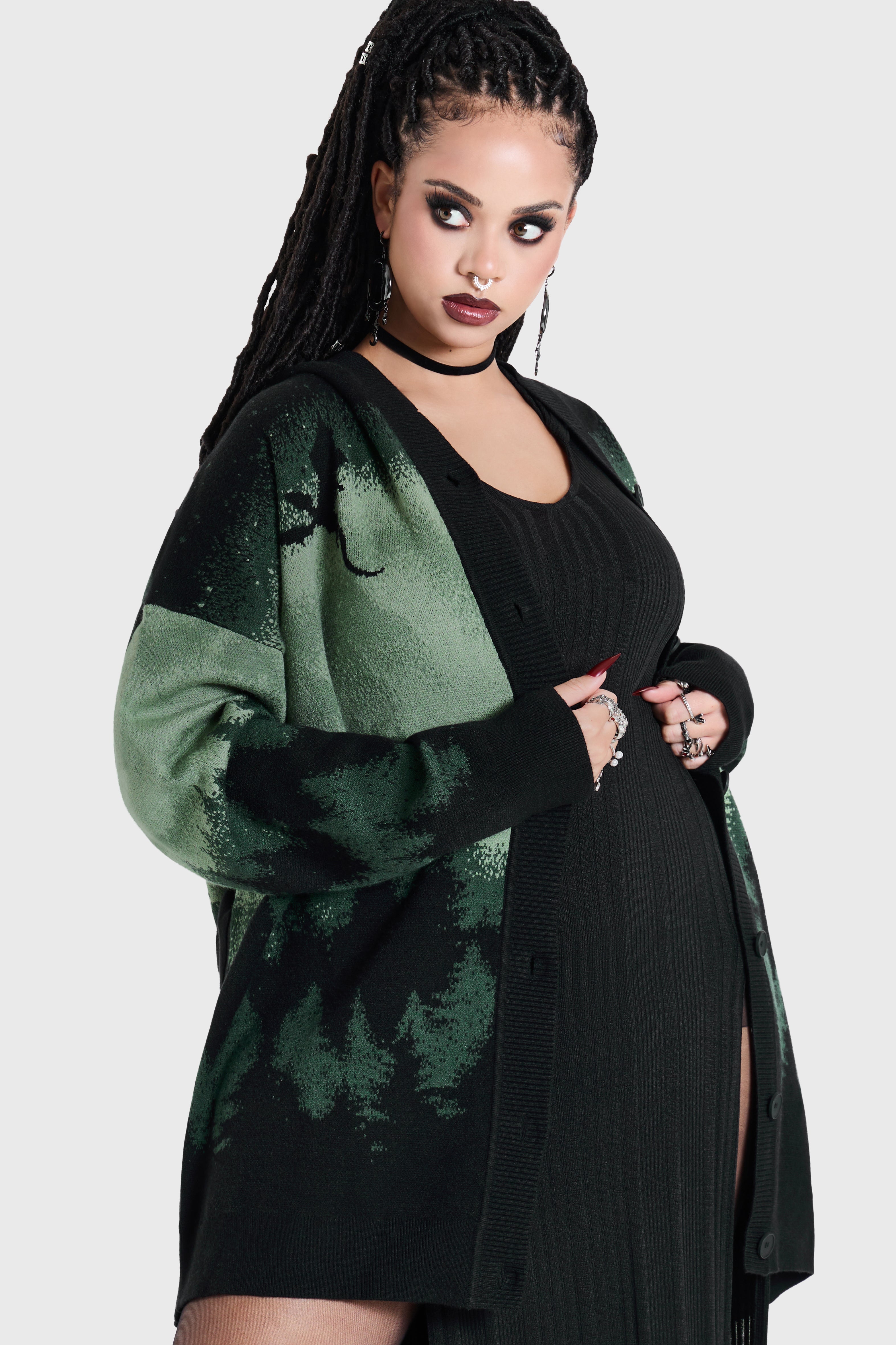 Stellar Night Knitted Cardigan