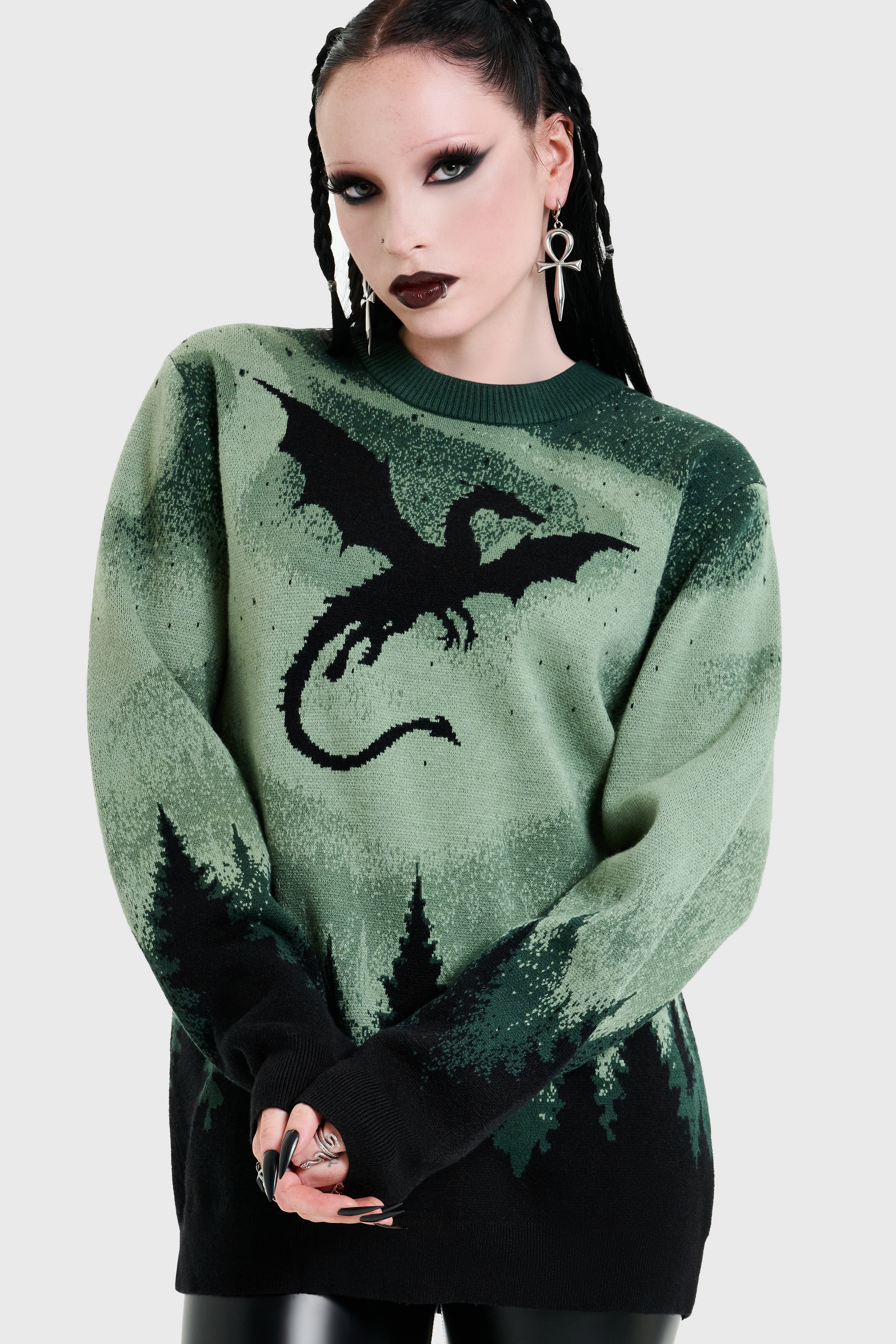 Stellar Night Knitted Sweater