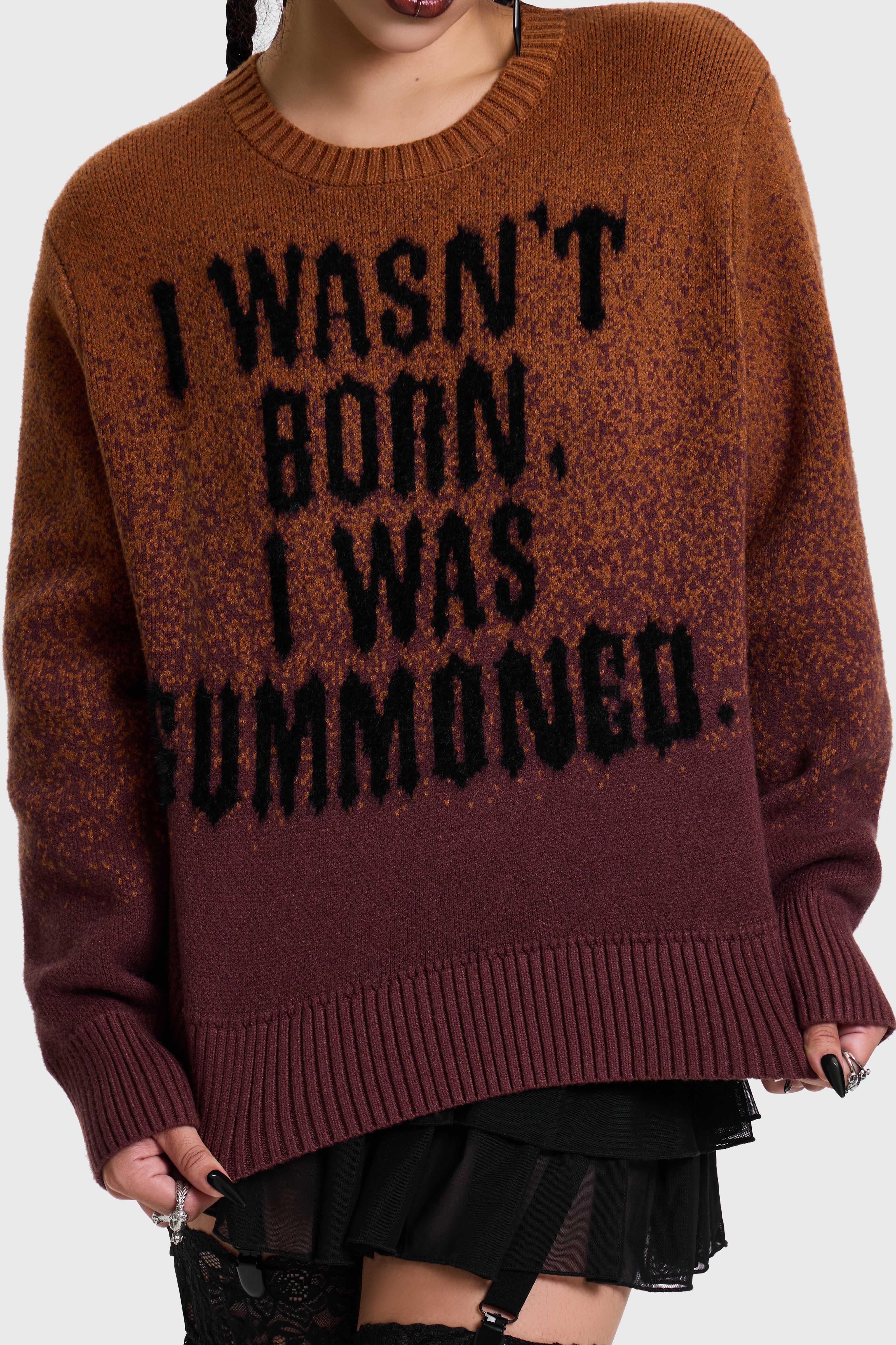 Summoned Knitted Sweater