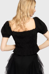 The Hollow Shirred Top