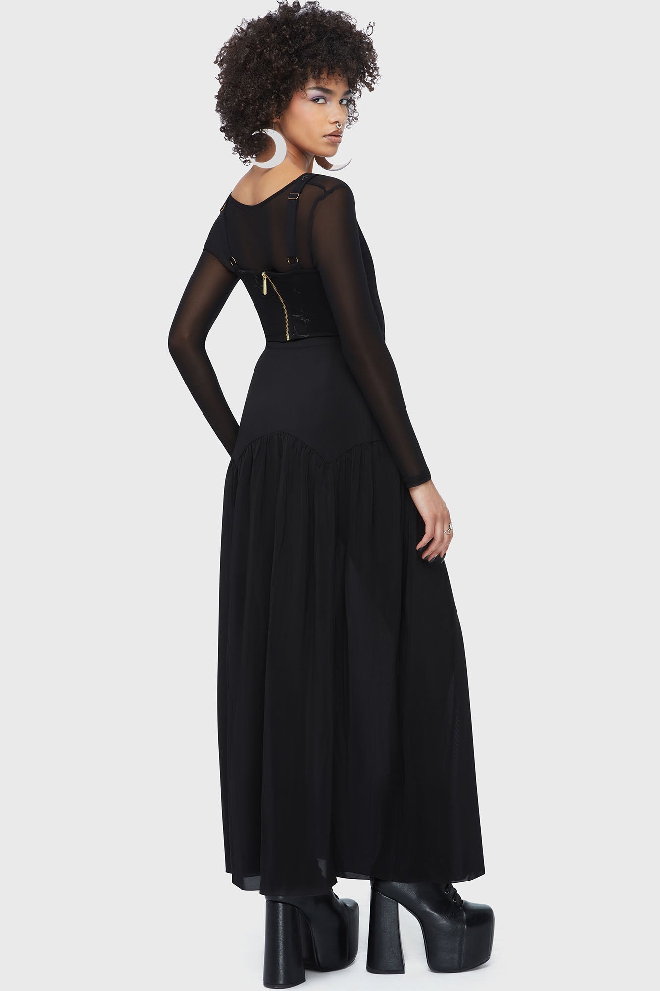 Twilight Thistle Maxi Skirt