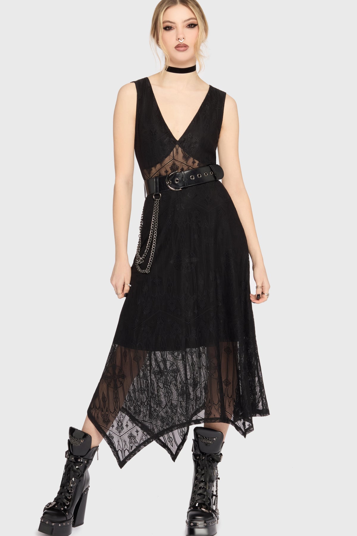 Vesper Wraith Midi Dress